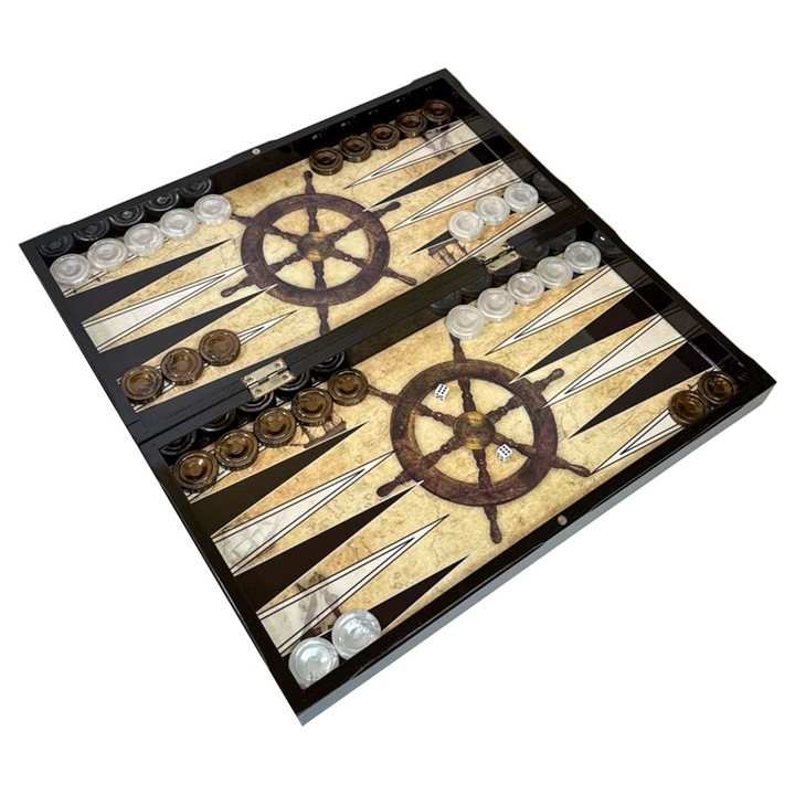 Tablă de joc, 48x48 cm, lemn lăcuit