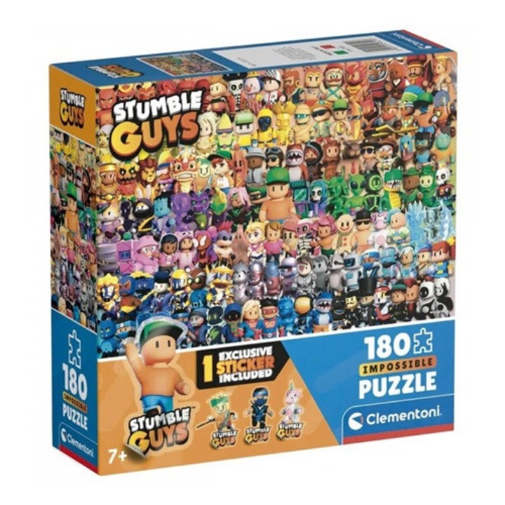 Puzzle 180 Super Kolor Stumble Guys, készlet, többszínű