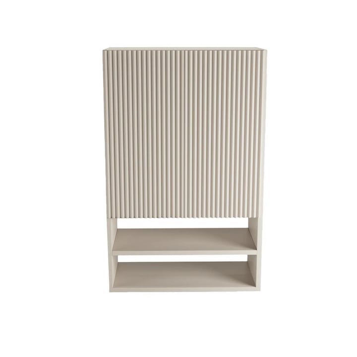 Dulap de perete deasupra toaletei Wena Meble, suspendat, fronturi netede Willy, 60x90x20 cm, Casmir