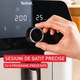 Friteuza cu aer cald Tefal Easy Fry Mega air fryer EY855D10, 2020W, capacitate 7.5L, pana la 8 persoane, 8 programe, invelis antiaderent, oprire automata, control temperatura 80°C - 200°C, argintiu & negru