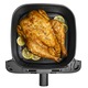 Friteuza cu aer cald Tefal Easy Fry Mega air fryer EY855D10, 2020W, capacitate 7.5L, pana la 8 persoane, 8 programe, invelis antiaderent, oprire automata, control temperatura 80°C - 200°C, argintiu & negru
