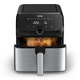 Friteuza cu aer cald Tefal Easy Fry Mega air fryer EY855D10, 2020W, capacitate 7.5L, pana la 8 persoane, 8 programe, invelis antiaderent, oprire automata, control temperatura 80°C - 200°C, argintiu & negru