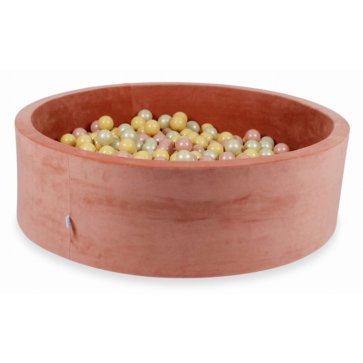 Bazin de joaca cu bile, mimii, 130x40cm, culoare multicolor, 700 bile