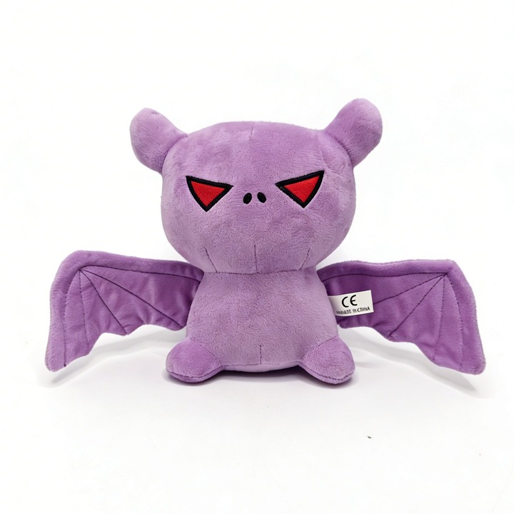 Babat de plus Q-style, violet, 19cm, set de jucarii de plus