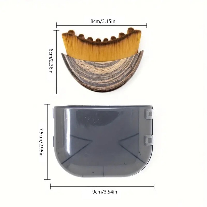 Perie pentru conturarea fetei, drenaj limfatic