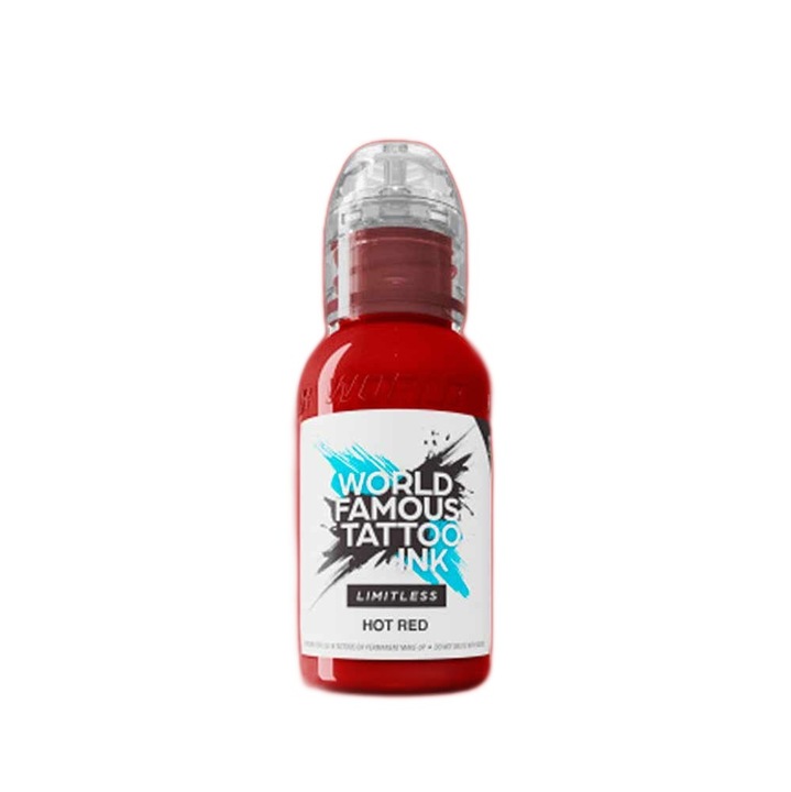 Tus de tatuat World Famous, 30 ml, Hot Red