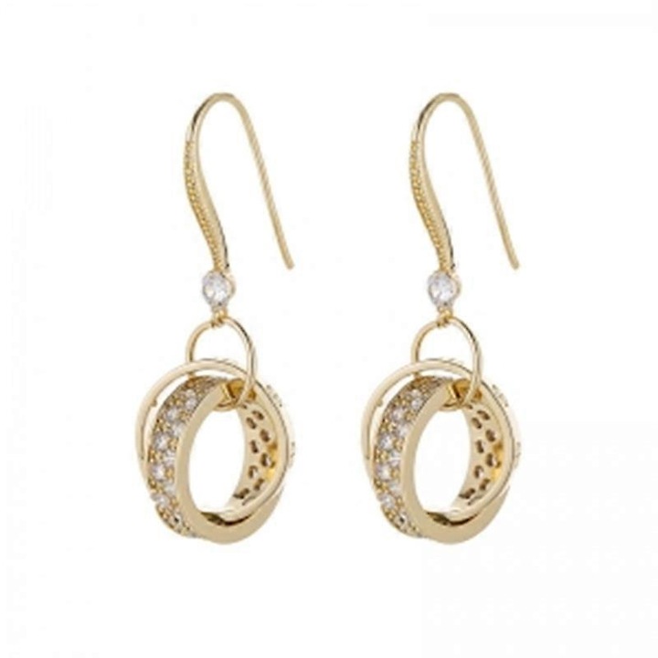 Cercei cu cerc dublu din argint S925