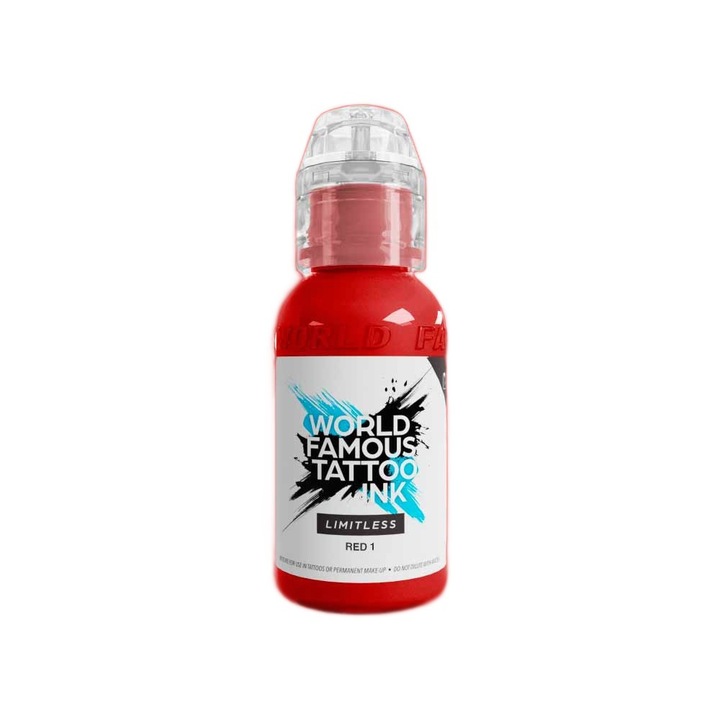 Tus tatuaje World Famous, 30 ml, Red 1