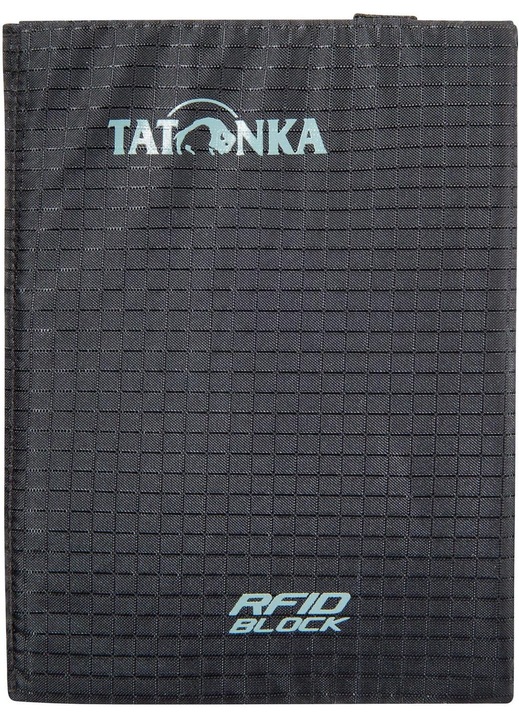 Портфейл за карти Tatonka 12 RFID B - RFID блокиране, 12 карти, черен