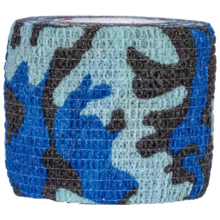 Bandaj coeziv, Golden Protect, camuflaj albastru, 5.0cmx4.5m