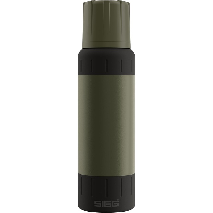 Termos Sigg Alpine Star 1L, izolare extremă, design robust, verde