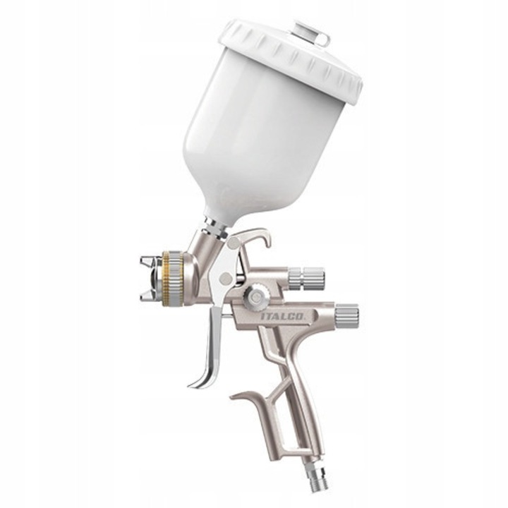 Pistol de vopsit Italco Gloss 2 LVMP 1.3mm, 600ml, 2.5-3.5 bar