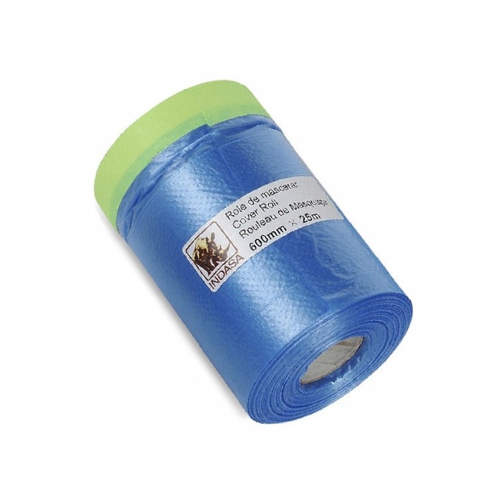 Folie mascare cu banda, Indasa, 600mmx25m