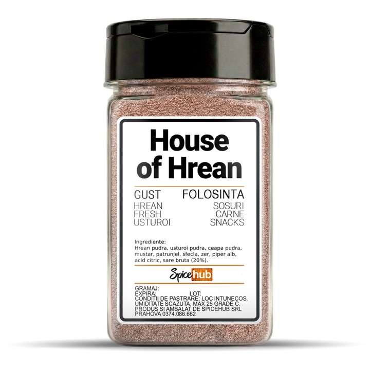 Mix de condimente pentru sosuri cremoase, Spicehub, House of Hrean, 100 g