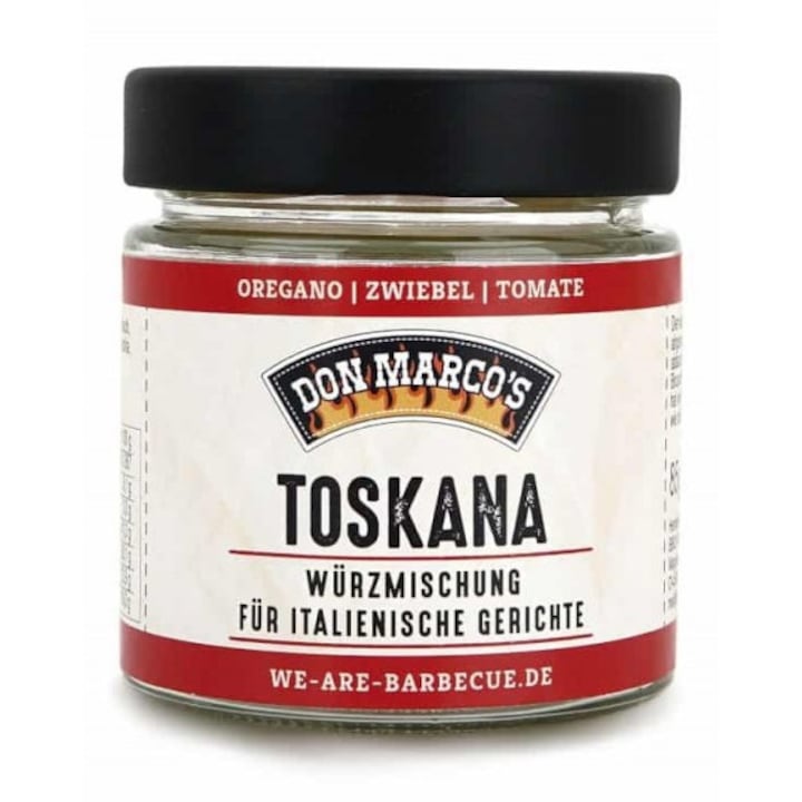 Mix de condimente Toskana, Don Marco's, 85gr, aromă picantă de roșii, busuioc, oregano