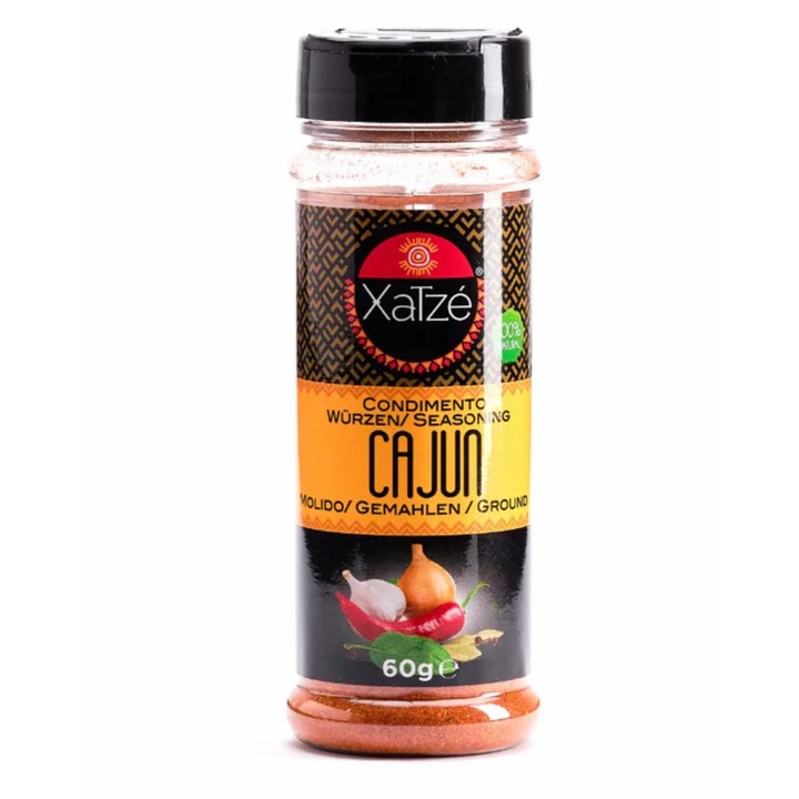 Condiment Cajun 60g, Xatze, mix picant, paprika si usturoi