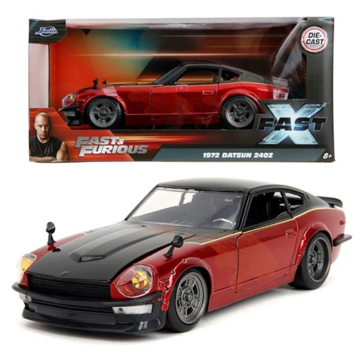 Automacheta JADA Fast&Furious 1972 Datsun 1:24, multicolor