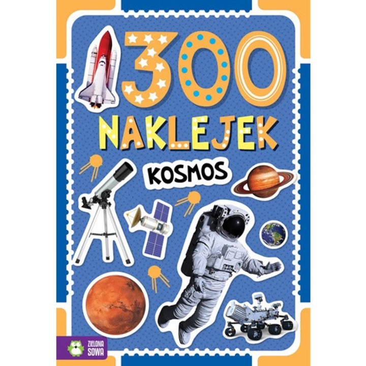 300 Naklejek Kosmos 97729, set, 300x300cm