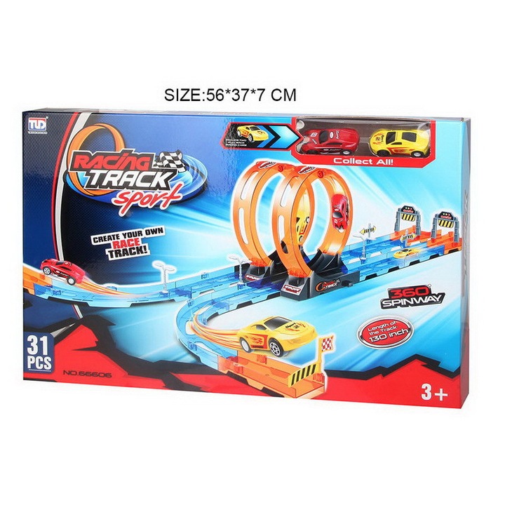 Autós szett Tor Wyscigowy Ostra Petla 31db.