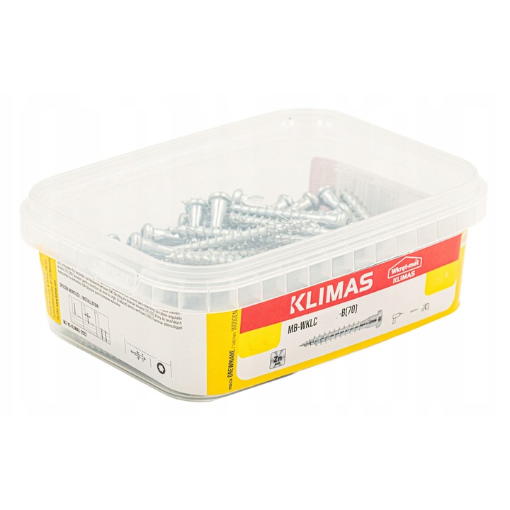 Suruburi pentru imbinari din lemn TORX 5x35 mm, 250 bucati, zincate