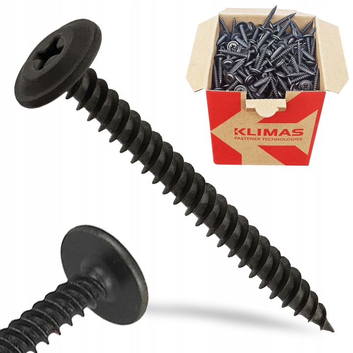 Suruburi autoforante fosfatate Wkret-met 4,2x65mm, set 250 bucati