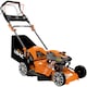 Masina de tuns gazon/iarba autopropulsata pe benzina Ruris DAC 120xr, putere 4 CP, 150 CC, 4 timpi, latime lucru 46 cm, inaltime taiere 25 - 75 mm, 8 trepte de taiere, sac colector 55 l