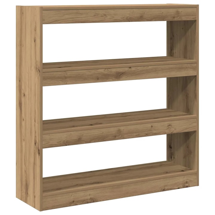 Dulap pentru carti vidaXL, stejar artizanal 100 x 30 x 103 cm