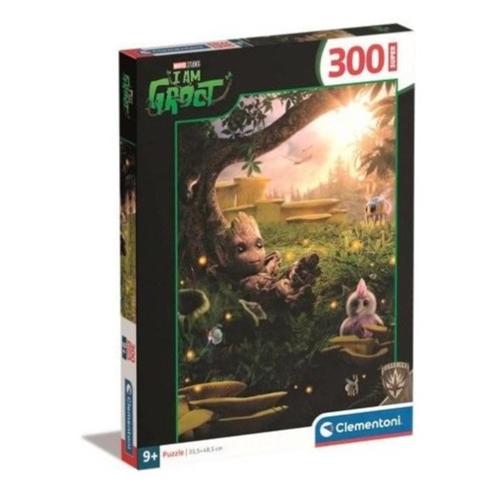 Puzzle 300 Super Én vagyok Groot, 48,5x33,5cm, többszínű