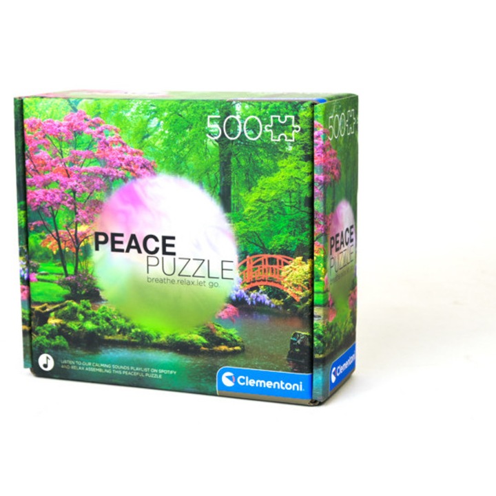 Puzzle 1000 darab, Raindrops Lullaby, Clementoni, többszínű, 50x70cm