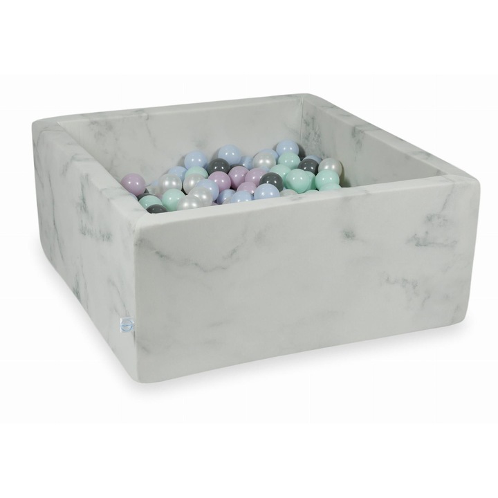 Labdamedence, 90x90x40cm, 400 labda, többszínű