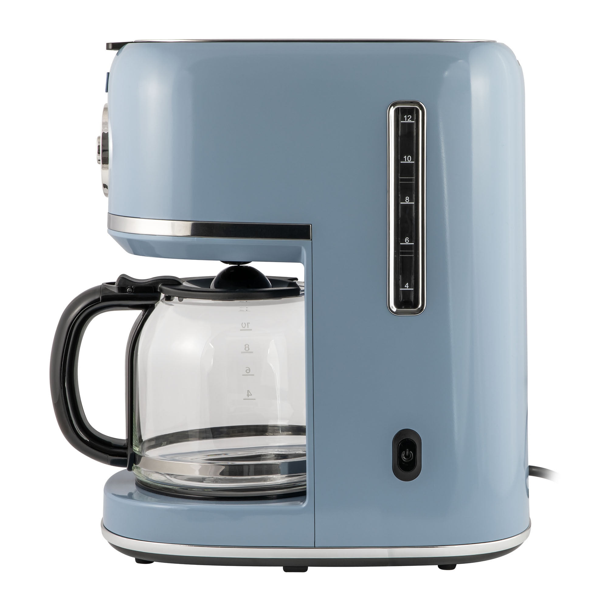 Cafetiera cu filtru ZASS ZCM 15 Faded Denim – 800 W, 1, 5 L, 12 cesti, anti-picurare si mentinere la cald