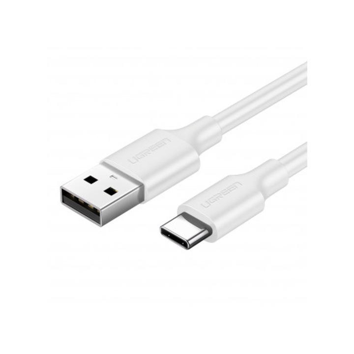 Cablu Date si Incarcare USB-A - USB-C UGREEN US287 60W 0.25m Alb