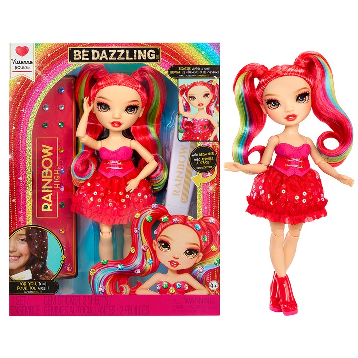 Papusa Vivienne Rouge, Rainbow High seria Be Dazzling