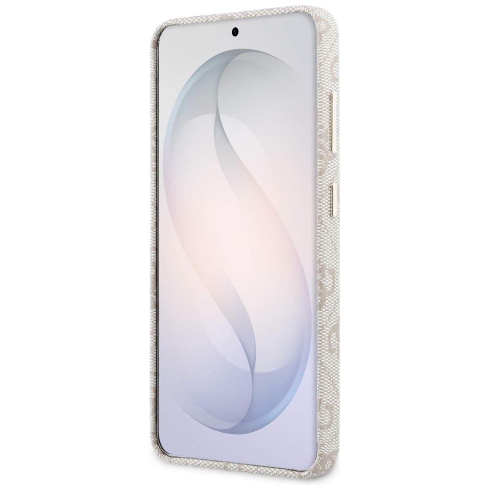 Husa Guess 4G Triangle Logo cu MagSafe compatibila cu Samsung Galaxy S26, Roz