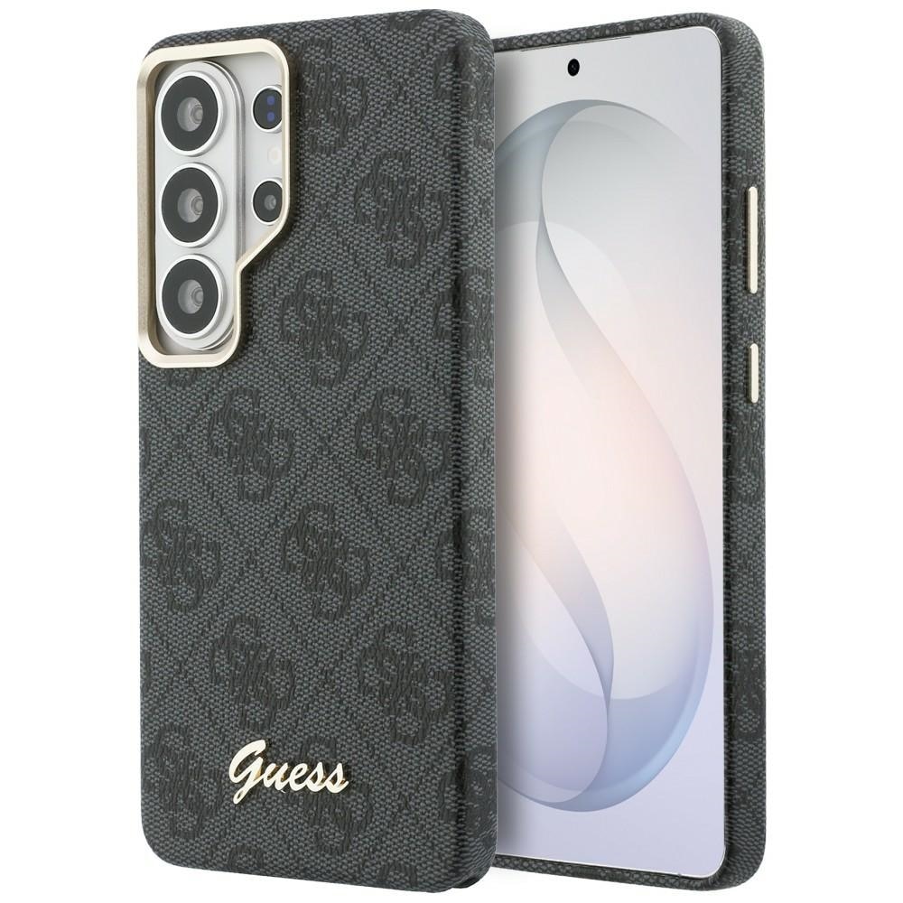 Husa Guess 4G Script cu MagSafe compatibila cu Samsung Galaxy S26 Ultra, Negru