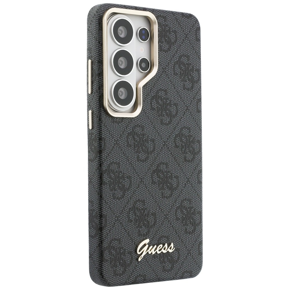 Husa Guess 4G Script cu MagSafe compatibila cu Samsung Galaxy S26 Ultra, Negru