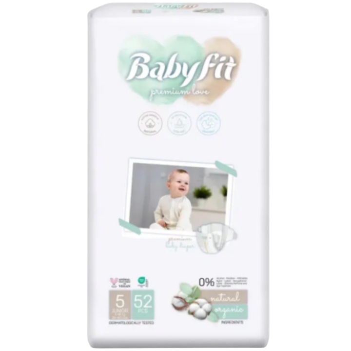 Scutece Babyfit Pants Junior, Nr.5, 11-18kg, 52buc
