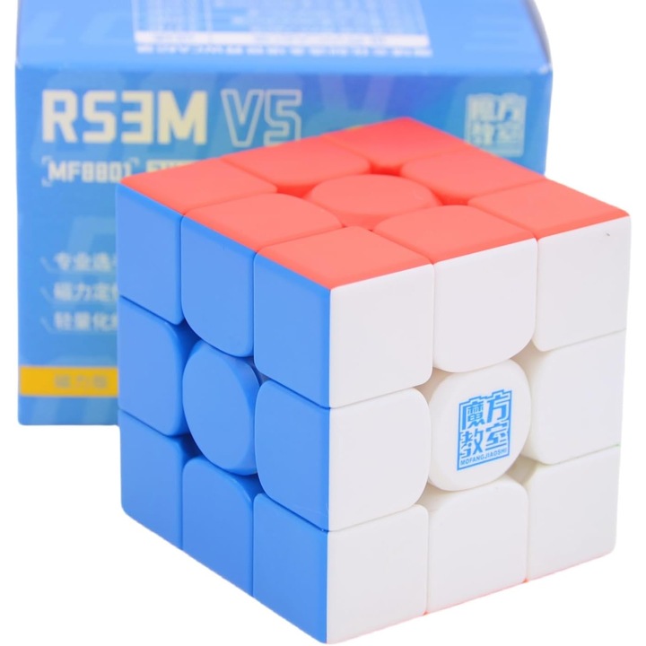 Cub Magic Puzzle magnetic MoYu RS3M V5 3x3 2023 Viteza Puzzle