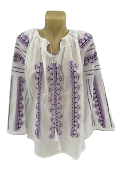 Ie Dama Model Traditional Cu Decolteu Ajustabil si Maneca Lunga. Marime Unica Cu Potrivire L / 2XL Matreial Usor De Calcat