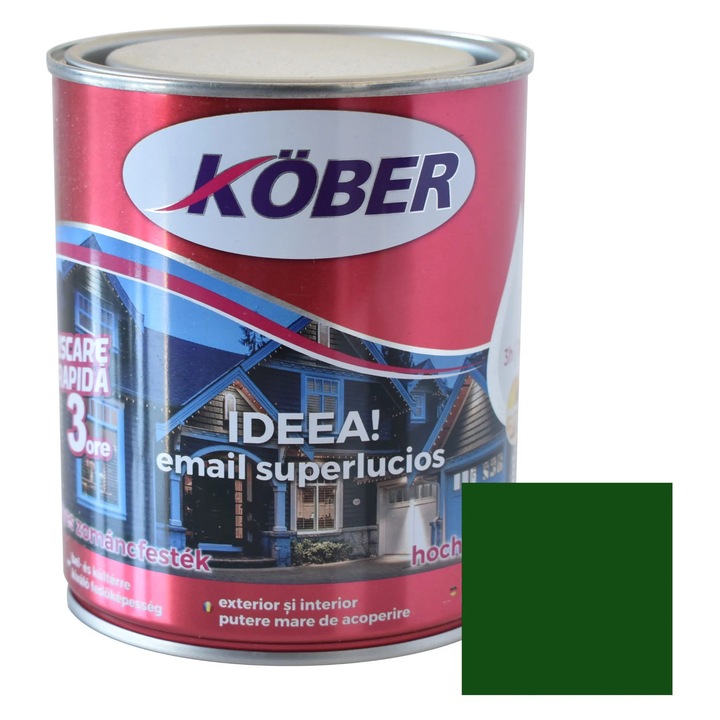 Kober Ideea alkid festék fa / fém, beltéri / kültéri, világoszöld, 0,75 L