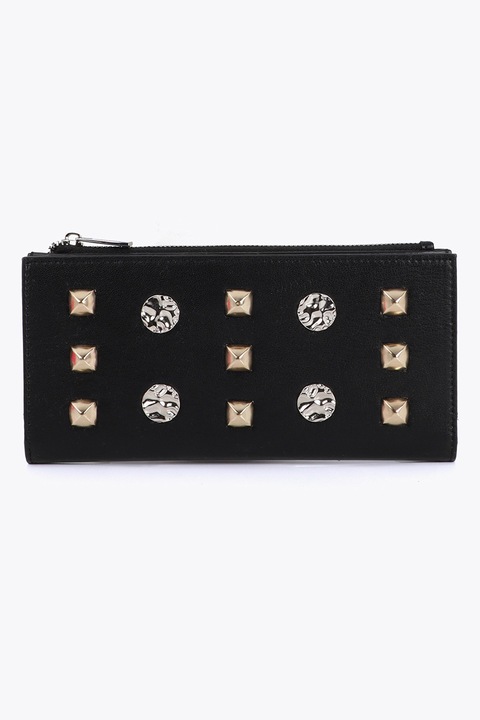 Lola Casademunt, Portofel cu fermoar si aplicatie metalica, Negru