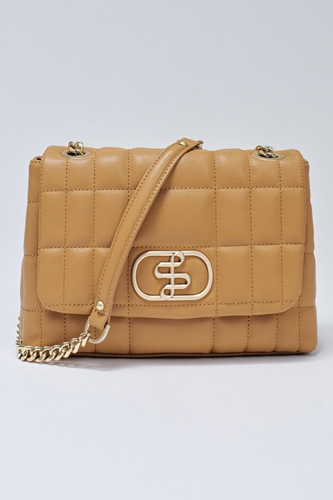 Salsa Jeans, Geanta matlasata cu bareta din lant, Portocaliu persan