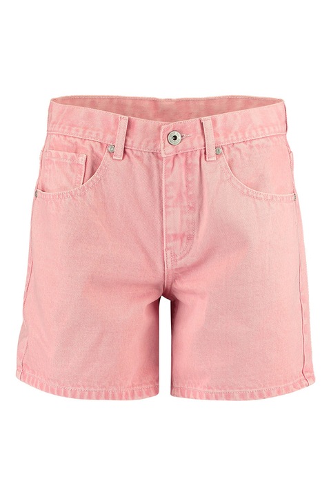 Zabaione, Blugi bermude cu talie medie, Roz somon