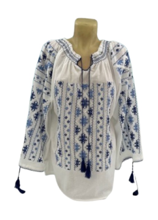 Ie Dama Model Traditional Cu Decolteu Ajustabil si Maneca Lunga. Marime Unica Cu Potrivire L / 2XL Matreial Usor De Calcat