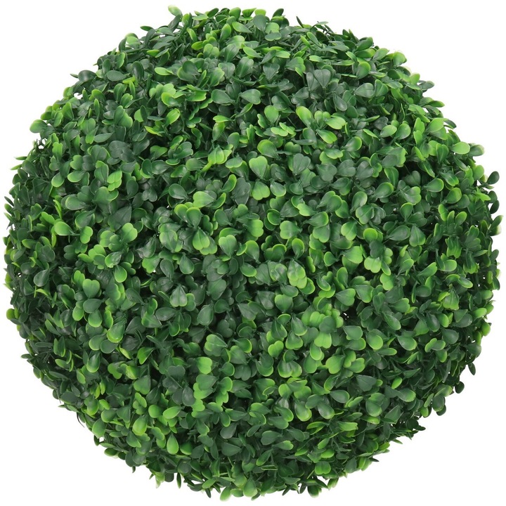 Luka műbuxus gömb, 38-40 cm, kétrészes szett