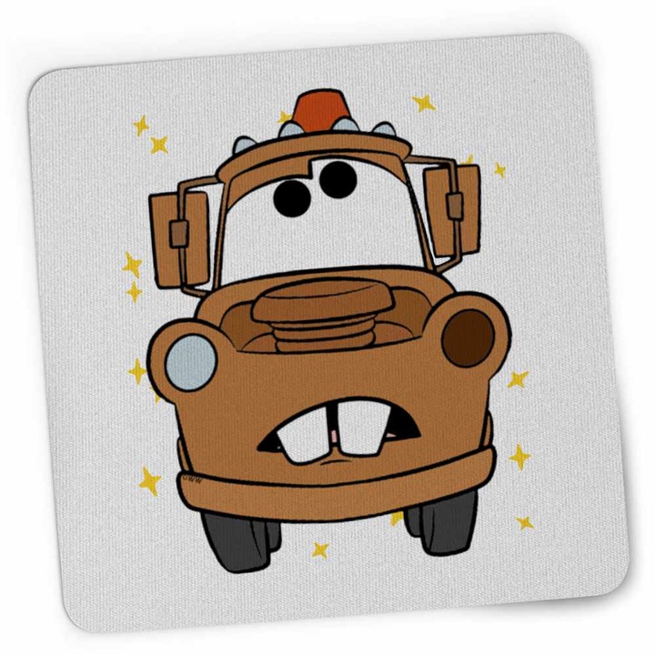 Mousepad Cars Mater Bucsa Masini Curse, 21x19cm