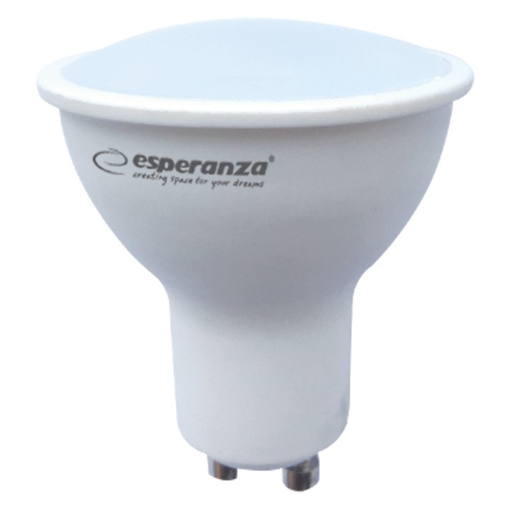 Bec LED GU10 Luka 3W, 260 lm, alb cald, 50x60mm