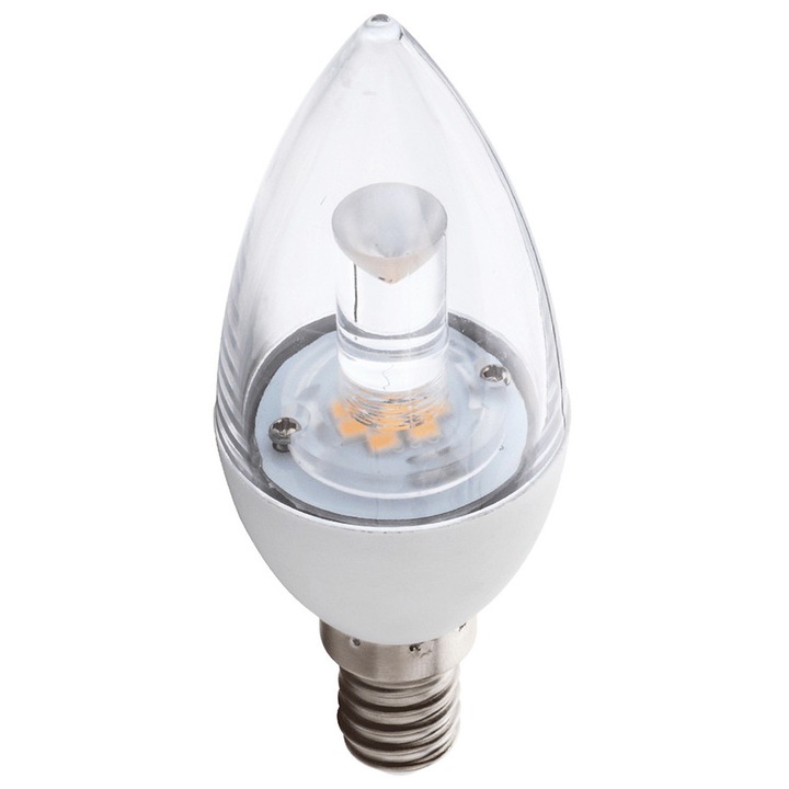 Bec LED E14, Luka, 5W, 430 lm, cald alb, 37x108mm
