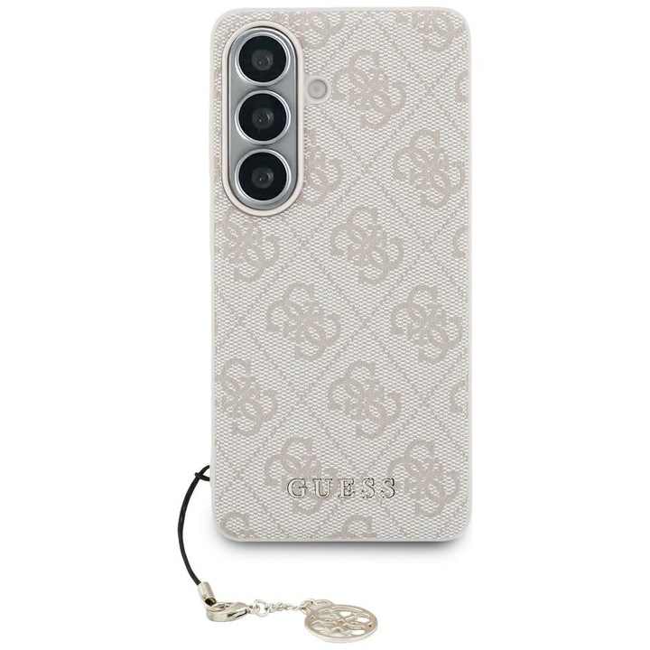 Husa pentru Samsung Galaxy S26, Piele Ecologica TPU, Guess, Roz
