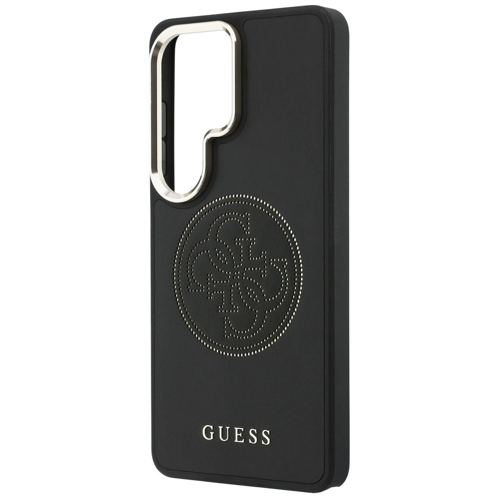 Husa Guess Perforated Logo cu MagSafe compatibila cu Samsung Galaxy S26 Ultra, Negru